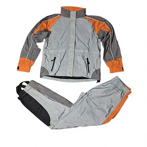 Chaqueta Cortavientos Impermeable Ligera de Tejido Softshell Personalizada para Exteriores, con Bloques de Color, Estilo Urbano y Cremallera, a la Moda - Product Image 1