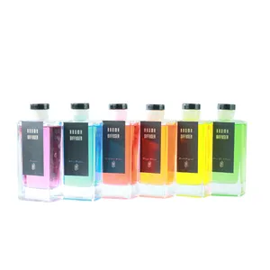 Raymeel High Quality Fragrance Oil Diffuser Color in clean Glass Bottle