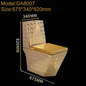 衛生陶器ゴールデンカラーセラミックドラゴン便器シートゴールドWc便器セット - Product Image 6