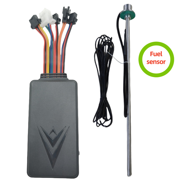 4G GPS Tracker for Fleet, Portable Vehicle Tracking with Fuel & Temp Sensor
