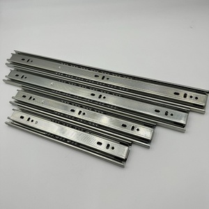 Riel Deslizante <span class=keywords><strong>para</strong></span> Cajón de <span class=keywords><strong>Oficina</strong></span>, Telescópico, de Alta Resistencia, con Rodamientos de Bolas - Product Image 1