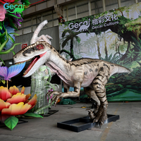 Modèle de Velociraptor animatronique grandeur nature Gecai à vendre, utilisé pour les centres commerciaux, les parcs d'attractions, les sites touristiques