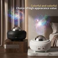 Projecteur Galaxie Veilleuse Haut-parleur Bluetooth Ciel Étoilé RGB Rechargeable USB Décoration Maison Chambre Éclairage Ambiance Affichage
