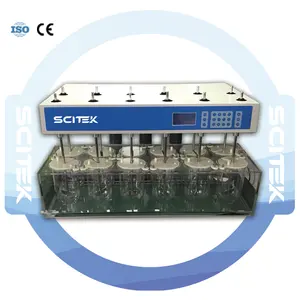 SCITEK Automatical Dissolution Tester 20-200 rpm 1 time/min Dissolution Tester