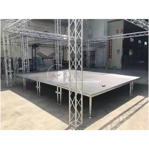 Mesa de cubierta móvil para exteriores, escenario de Dj portátil, alta calidad