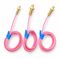 Sensor Suhu 10K 50K 100K M3/M4 NTC IP65 Tahan Air Tahan Minyak OEM ODM Probe 4mm