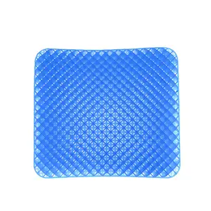 Verano anti-calor enfriamiento gel panal silicona asiento de coche estera ventilada refrigeración estera accesorios de coche