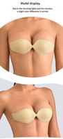 2018 Invisible Silicone auto-adhésif poitrine soutien-gorge ascenseur Pasties Pad tapis autocollants réutilisable peau poitrine pétales adhésif mamelon couverture