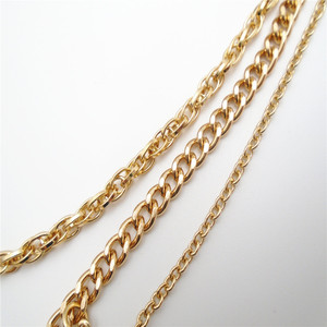 Chaîne à maillons plaquée or Collier croix Religieux Style chrétien Alliage de zinc Matériau principal - Product Image 6
