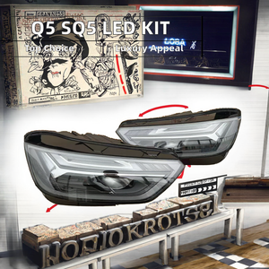 2020-2024 originali OE <span class=keywords><strong>Audi</strong></span> <span class=keywords><strong>Q5</strong></span> SQ5 <span class=keywords><strong>accessori</strong></span> di alta qualità 80 a941033 80 a941034 fari a LED 12V blu di colore chiaro H1 - Product Image 3