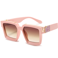 2025 Lunettes De Luxe Arrivées Hommes Femmes Vintage Carré Millionnaire Mode Tendance Lunettes De Soleil De Luxe Designer Marque Lunettes De Soleil