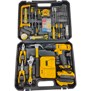 Akku-Schlag bohrmaschine Bohrmaschine mit variabler Geschwindigkeit DIY-Anwendung OEM-unterstützte Total Tools Power Drill Set - Product Image 3