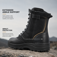 Bottes tactiques montantes pour hommes, chaussures de randonnée et d'entraînement d'extérieur, légères, respirantes, de sécurité et de sport, vente en gros