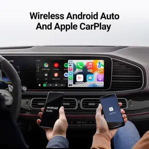 Sihirli kutu araba çalıştır CarPlay kablosuz Android otomatik kablosuz 2in1 adaptörü iphone 5 için Toyota