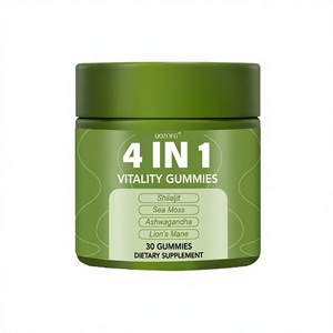 4-in-1 Organic Herbal Supplements Sea Moss Lion's Mane Shilajit Immune Recovery Hair Growth <strong>Manuka</strong> <strong>Honey</strong> OEM ODM Private Label - Product Image 1