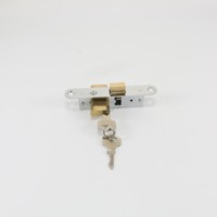Serrure de porte en aluminium à cadre coulissant de haute qualité, serrure à mortaise, profil de serrure, boulon en laiton, serrure à mortaise pour porte