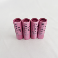 100% recyclé baume à lèvres papier Tube déodorant papier Kraft carton conteneur cosmétiques emballage 10g Chapstick Tube résistant à l'huile