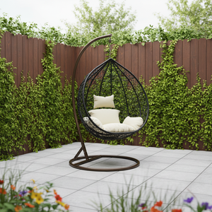 Fauteuils suspendus en rotin en forme <span class=keywords><strong>d</strong></span>'œuf <span class=keywords><strong>pour</strong></span> patio, balançoires en forme de <span class=keywords><strong>nid</strong></span> <span class=keywords><strong>d</strong></span>'<span class=keywords><strong>oiseau</strong></span> <span class=keywords><strong>pour</strong></span> adultes - Product Image 2