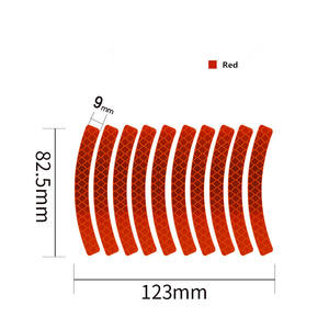 Autocollants de voiture personnalisés <span class=keywords><strong>pour</strong></span> vélo, <span class=keywords><strong>bande</strong></span> autocollante <span class=keywords><strong>réfléchissante</strong></span> de qualité diamant <span class=keywords><strong>pour</strong></span> une meilleure visibilité - Product Image 2