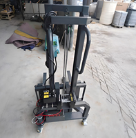 Chariot élévateur manuel compact KEYI avec déplaceur latéral électrique, pneus en polyuréthane, maniement stable, économie d'énergie, empileur de palettes durable