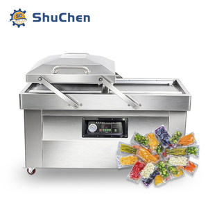 Máquina de Envasado al Vacío de Doble Cámara Industrial Shuchen para <span class=keywords><strong>Carne</strong></span>, Pescado y Otros Alimentos en China - Product Image 1