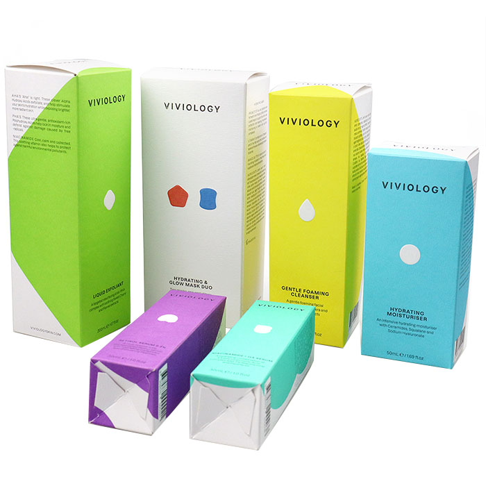 Factory Wholesales Custom Size Cosmetic Cream Box Packaging Beauty Cosmetics Package Box with Brand logo