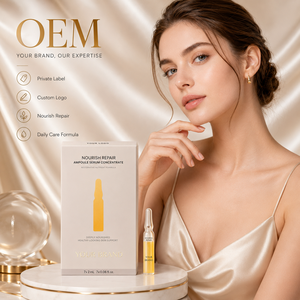 Custom Logo Hydrating Facial Ampoule Essence Lightweight Moisturizing <b>Serum</b> for Dry Looking Skin - Product Image 1