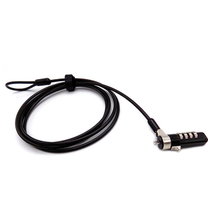 <span class=keywords><strong>Cable</strong></span> de seguridad antirrobo de acero universal Cerradura para portátil Cerradura de <span class=keywords><strong>cable</strong></span> con ranura de cuña extraíble con contraseña de 4 dígitos para computadora portátil DELL - Product Image 6
