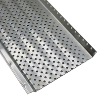 Filtre à feuilles en alliage d'aluminium durable, résistant au feu et à la corrosion, avec garantie de 5 ans, style moderne, protection pour villas