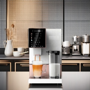 Kaffeevollautomat Super Automatic Coffee Maker Cappuccino Fully Automatic Espresso Coffee <b>Machine</b> With Milk Frother Super Automa - Product Image 3