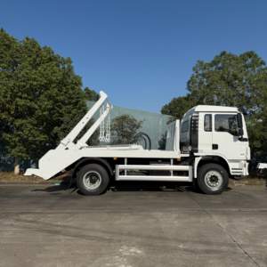 Harga Truk Sampah Swing Arm 4x2 Penggerak Manual Transmisi Manual Mesin Diesel Pompa & Motor Roll Container <span class=keywords><strong>Bin</strong></span> <span class=keywords><strong>Skip</strong></span> <span class=keywords><strong>Loader</strong></span> - Product Image 5