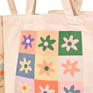 Sac fourre-tout en toile de coton de haute qualité, réutilisable, avec motif de lettres, recyclable, logo personnalisé, couleur personnalisée, bandoulière, vente en gros, cadeaux - Product Image 4