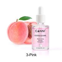 CANNI Huile pour cuticules 15ml, réparatrice pour ongles, 6 parfums, outils de manucure, adoucissant pour l'épiderme, type compte-gouttes