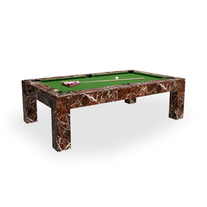 Mesa de Billar Rosso Levanto de Diseño, Mesa de Billar de Mármol Rojo, Mesa de Juego de Lujo para Entretenimiento en el Hogar - Product Image 5
