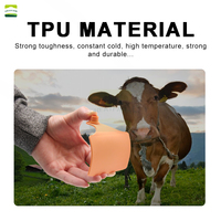 Étiquettes d'oreille pour bovins en TPU souple de qualité supérieure, résistantes aux UV, imprimées au laser, certifiées CE ISO, conception à clipser, pour températures de -40°C à +60°C