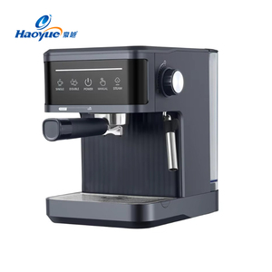 <span class=keywords><strong>Machine</strong></span> à café expresso HY avec réservoir d'eau numérique, cafetière multifonctionnelle, double chaudière personnalisée avec moulin intégré - Product Image 1