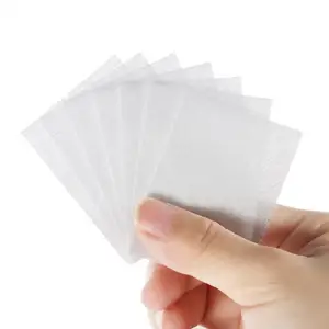 SUPER SUPTEMBER PP+PET 5x5cm Disposable Meltblown Nonwoven Polish Remover Lint Free Nail Wipe