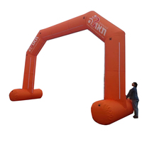 Arches gonflables géantes pour événements extérieurs de marque, souffleur inclus, bannières publicitaires pop-up pour exposition