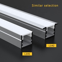 Chaîne transparente en alliage de lumière LED, Extrusion, profil en aluminium, givré au lait, livraison gratuite