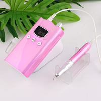 Nouvelle perceuse à ongles à fonction de vitesse préréglée 35K Smart 85W sans brosse et charge de câble USB fichier électronique sans fil pour salon professionnel