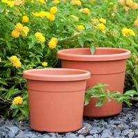 Pot Taman Plastik Transparan Berkualitas Tinggi Ukuran 10\"-12\" Inch (20cm) untuk Luar Ruangan, Pot Semen untuk Tanaman, Beli Online untuk Pot Bunga Besar