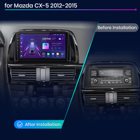 Autoradio Junsun Carplay Android Auto pour Mazda CX-5 2012-2015, lecteur DVD de voiture, unité centrale multimédia