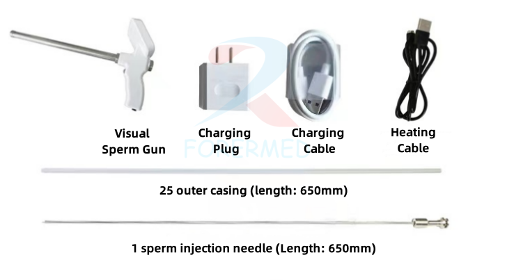 Visual Cow Artificial Insemination Gun with Stainless Steel Heated ...