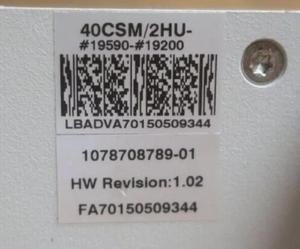 Répartiteur optique <span class=keywords><strong>ADVA</strong></span> 40 ports 40CSM/1HU- 19200 19590-Canal réseau MUX/DMX - Product Image 3