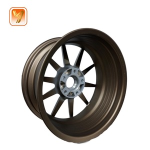 350z アルミ合金製 マルチスポーク ブラック仕上げ 5x120 アフターマーケット鋳造ホイール - Product Image 2