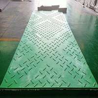 Tapis de protection temporaire pour le sol 4x8 en HDPE pour la mobilité des engins lourds, plateforme de chantier, projet d'ingénierie géotechnique