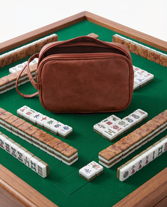 Tuiles de Mahjong Américaines en Acrylique <span class=keywords><strong>4</strong></span> Couches Effet Bois Gravées sur Mesure, Couleurs Tendance pour Promotion d'Entreprise et Divertissement Festif - Product Image 5