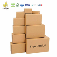Cajas de Envío Corrugadas Personalizadas, Cajas de Cartón Kraft, Cajas de Cartón Resistentes y Ecológicas para Comercio Electrónico al por Mayor