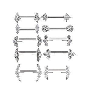 Eterno Metallo ASTM F136 Impianto In Titanio Grado Threadless Capezzolo <span class=keywords><strong>Piercing</strong></span> - Product Image 1