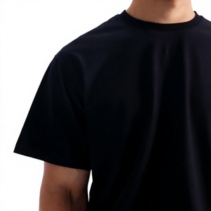 เสื้อยืดคอกลมแขนสั้นผู้ชายผ้าฝ้าย 100% ดีไซน์เรียบง่าย นุ่มสบาย ทรงปกติ สวมใส่สบายๆ ผ้า 180 กรัม - Product Image 4